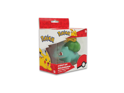 Teknofun – Offizielle Pokemon-Lizenz – Leuchtender BISASAM mit Riemen, leuchtende Figur für Kinder zum Sammeln – 811425