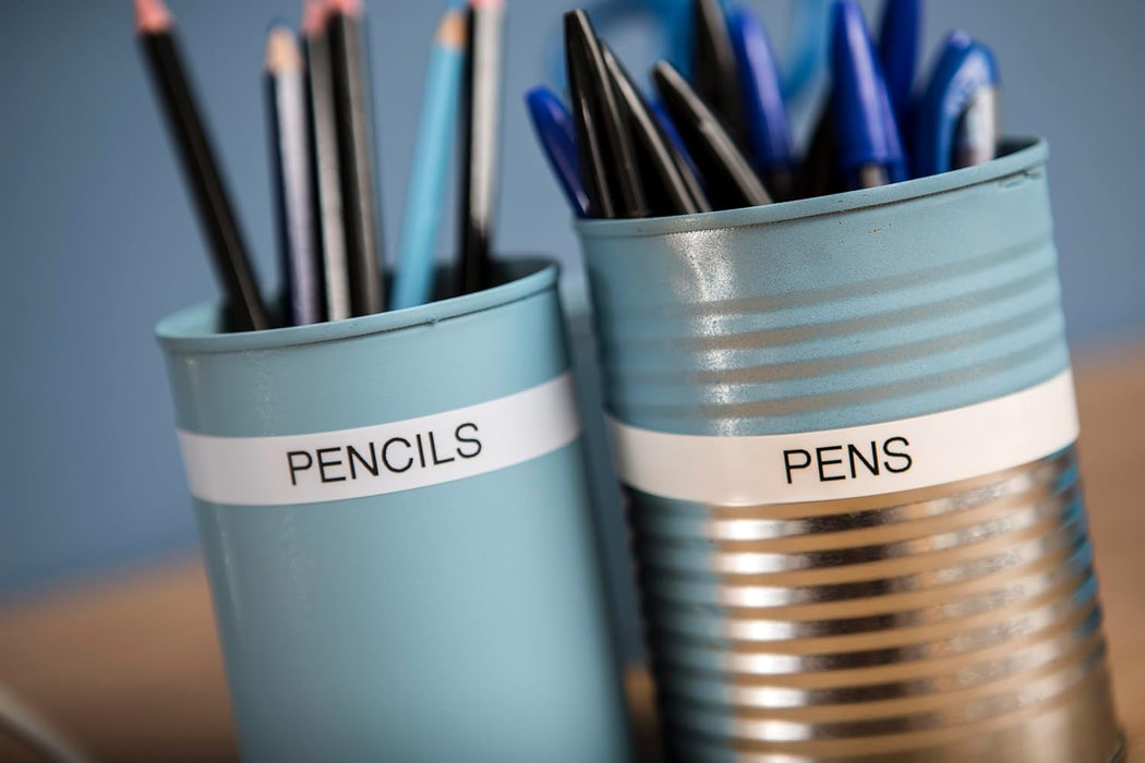 BROTHER PTH100LBXG1 Label Printer | P-Touch Labeller | ABC Keyboard | Handheld | Light Blue