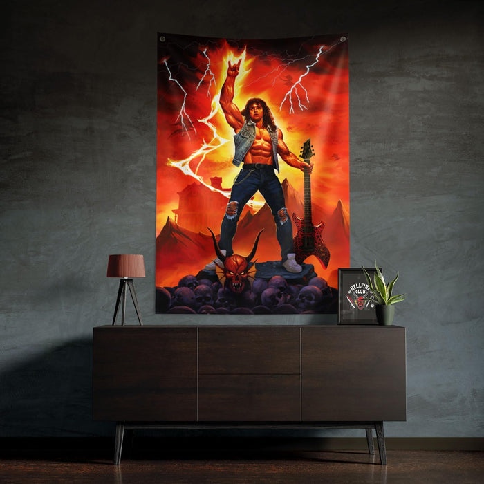 STRANGER THINGS - Eddie - Wall Banner 125 x 85 cm