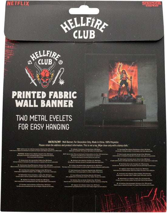 STRANGER THINGS - Eddie - Wall Banner 125 x 85 cm