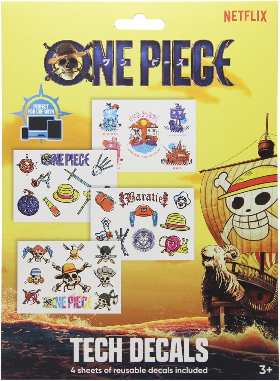 ONE PIECE NETFLIX - Gadget Decals for Device & Wor