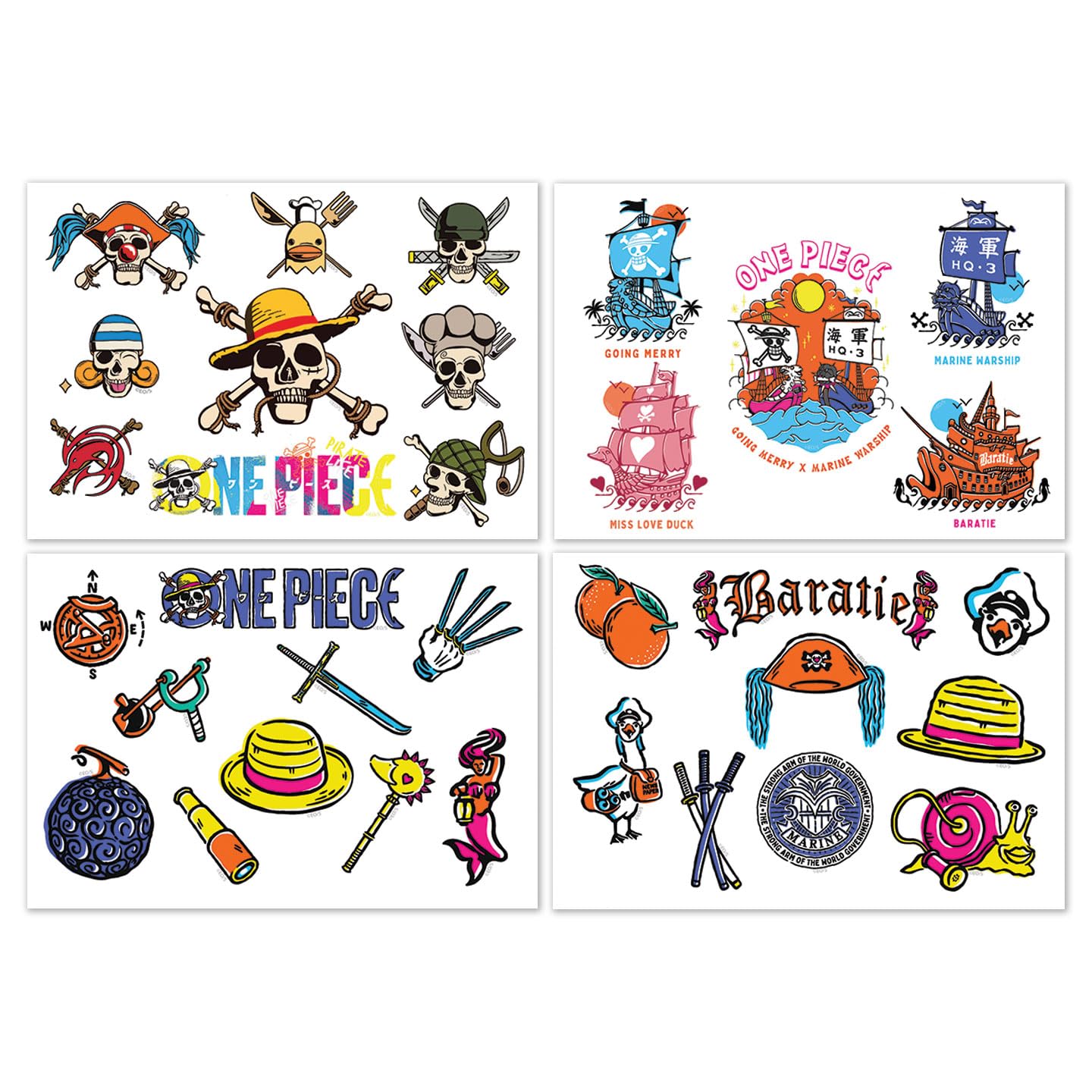 ONE PIECE NETFLIX - Gadget Decals for Device & Wor