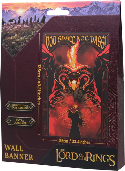 Lord Of The Rings Wall Banner You Shall Not Pass! 125 X 85 Cm