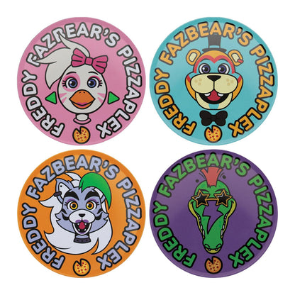 FIVE NIGHTS AT FREDDDYS - 4 Embossed Metal Coaster