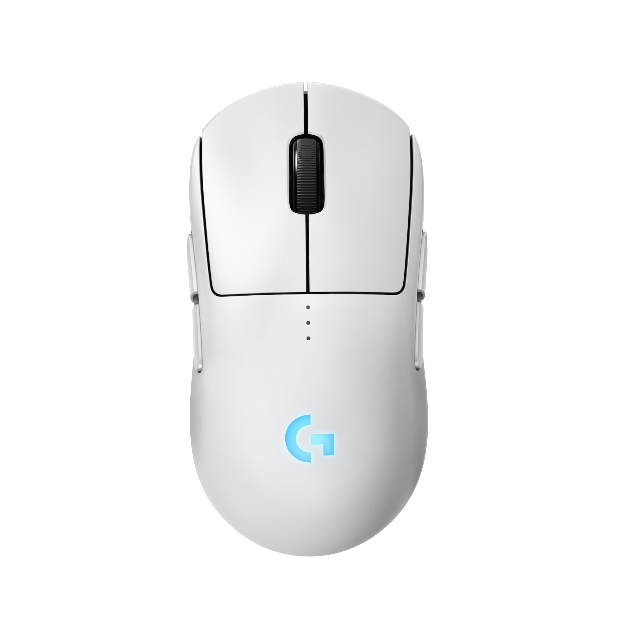 Logitech G PRO 2 LIGHTSPEED mouse da gaming wireless per destrimani o mancini, fino a 4 pulsanti laterali magnetici personalizzabili e commutabili, sensore da 44.000 DPI, USB-C, PC/Mac - Bianco