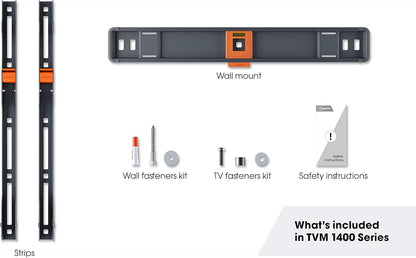 Vogel`S Quick Fixed Tvm 1405 - Mounting Kit (Wall Mount) - For Lcd Display - Steel - Black - Screen Size: 32``-77``