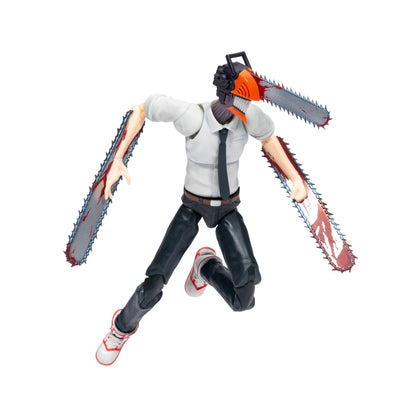 Total Anime KAZ0004 - Chainsaw Man – 16,5 cm große Figur mit austauschbarem Kopf und Armen Plus austauschbarem Mundstück