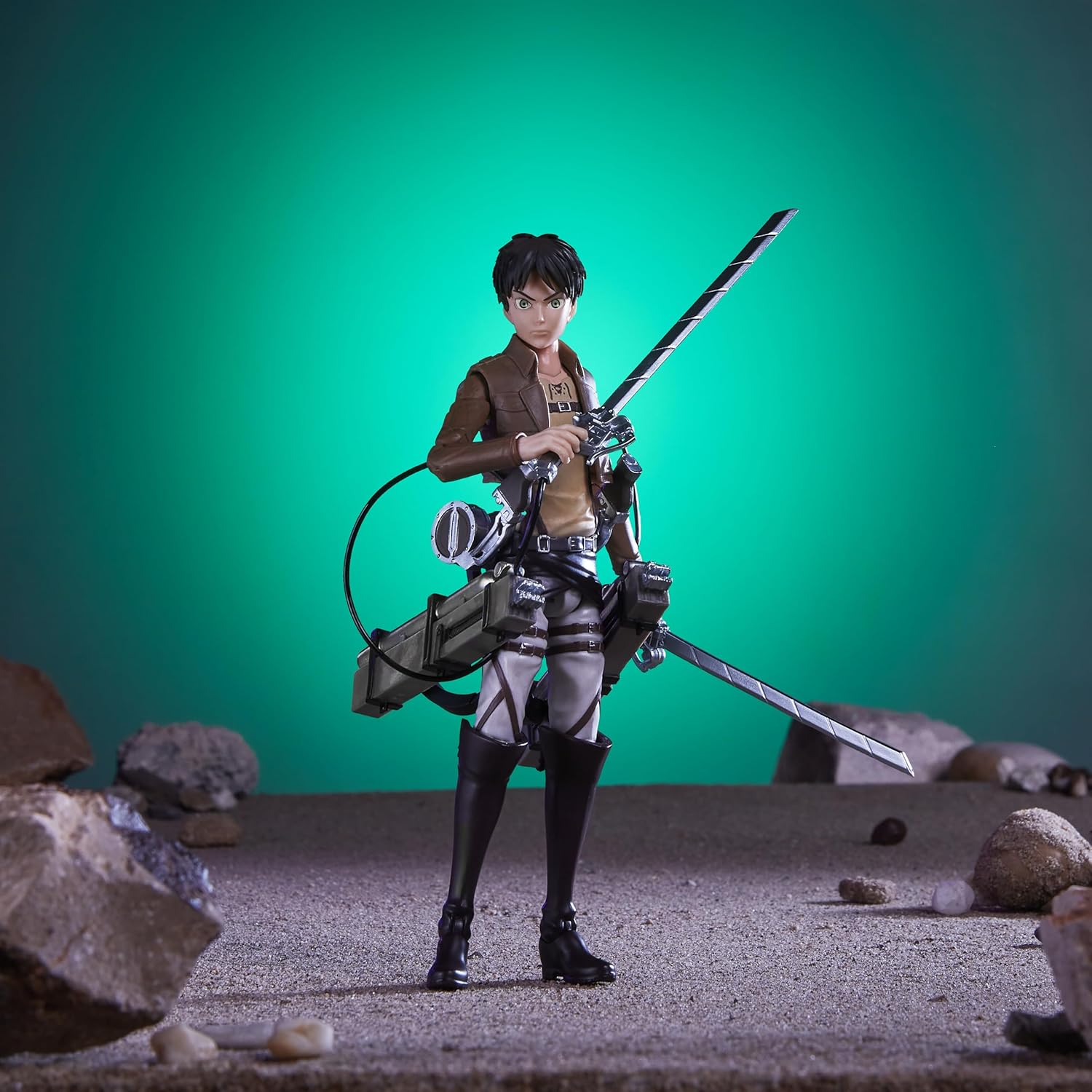Total Anime Attack on Titan Actionfigur Eren Jaeger 17 cm