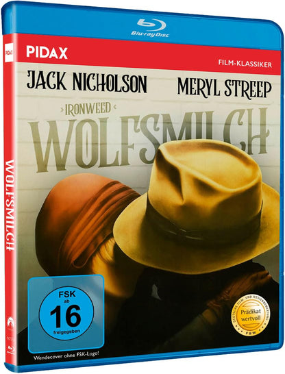 Wolfsmilch (Ironweed) / Vielfach ausgezeichnetes Meisterwerk mit den Weltstars Jack Nicholson und Meryl Streep (Pidax Film-Klassiker