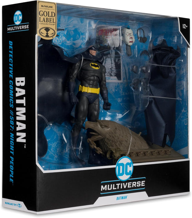 McFarlane DC Multiverse Batman (Detective Comics #587: Night People) 7in Action Figure Gold Label Toys