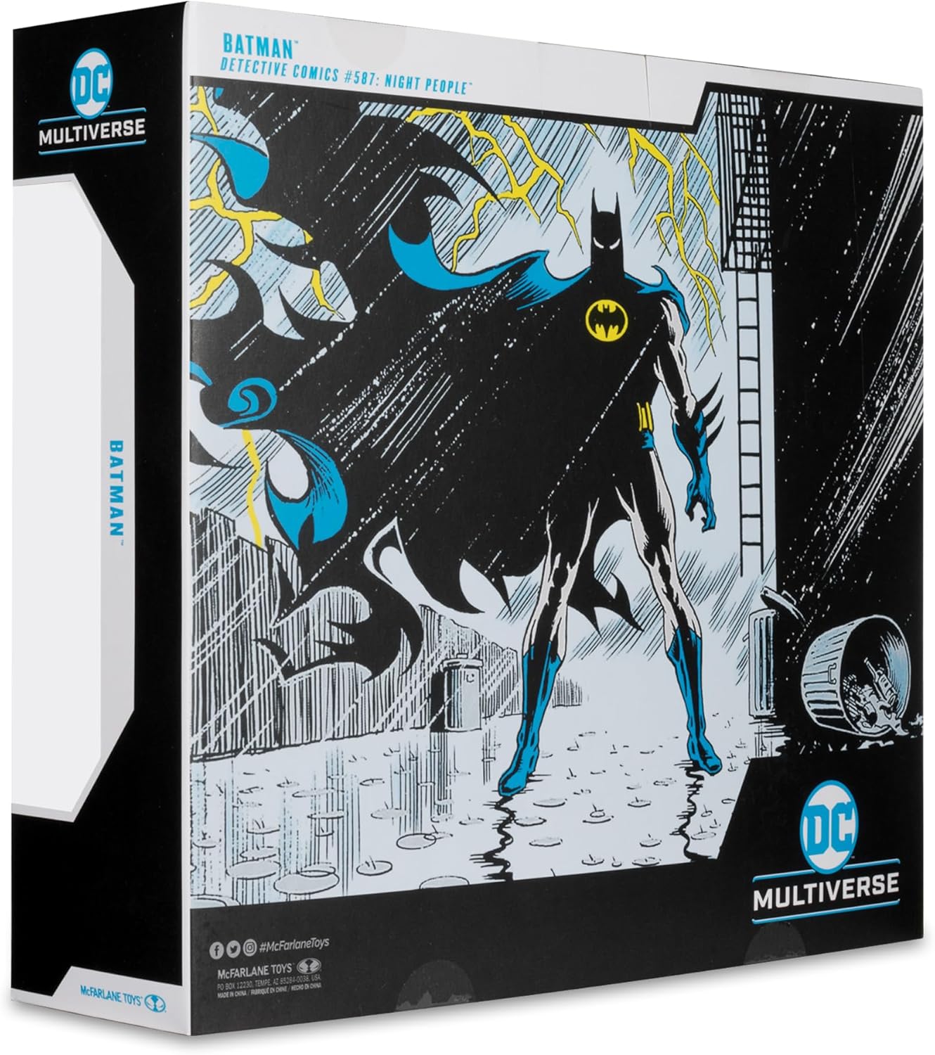 McFarlane DC Multiverse Batman (Detective Comics #587: Night People) 7in Action Figure Gold Label Toys