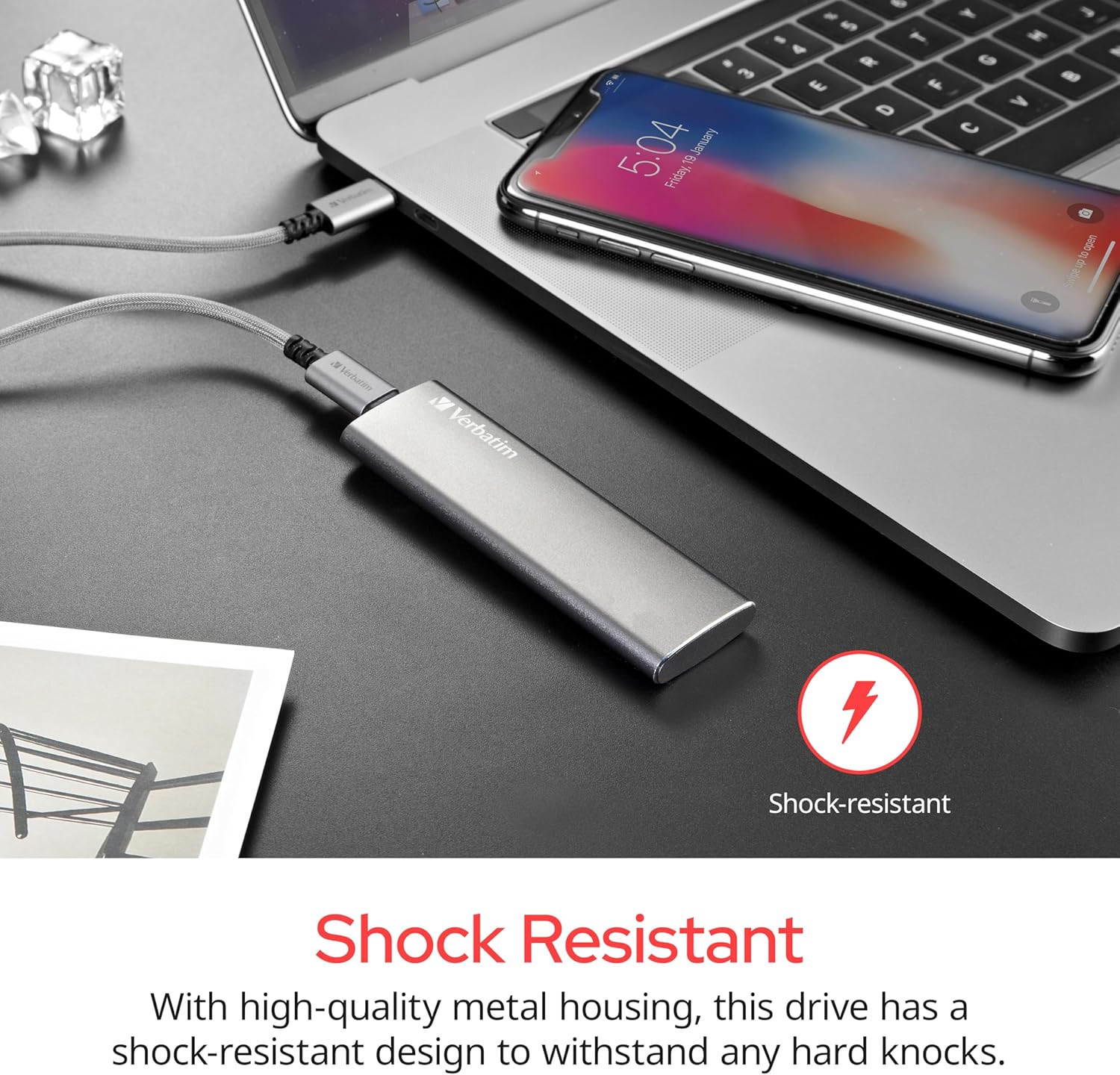 Verbatim Disco Duro Externo VX500 1 TB SSD