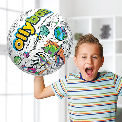 Ollyball, The Ultimate Indoor Play Ball for Kids and Parents, Colourable Ball, Suitable for Indoor and Outdoor Play