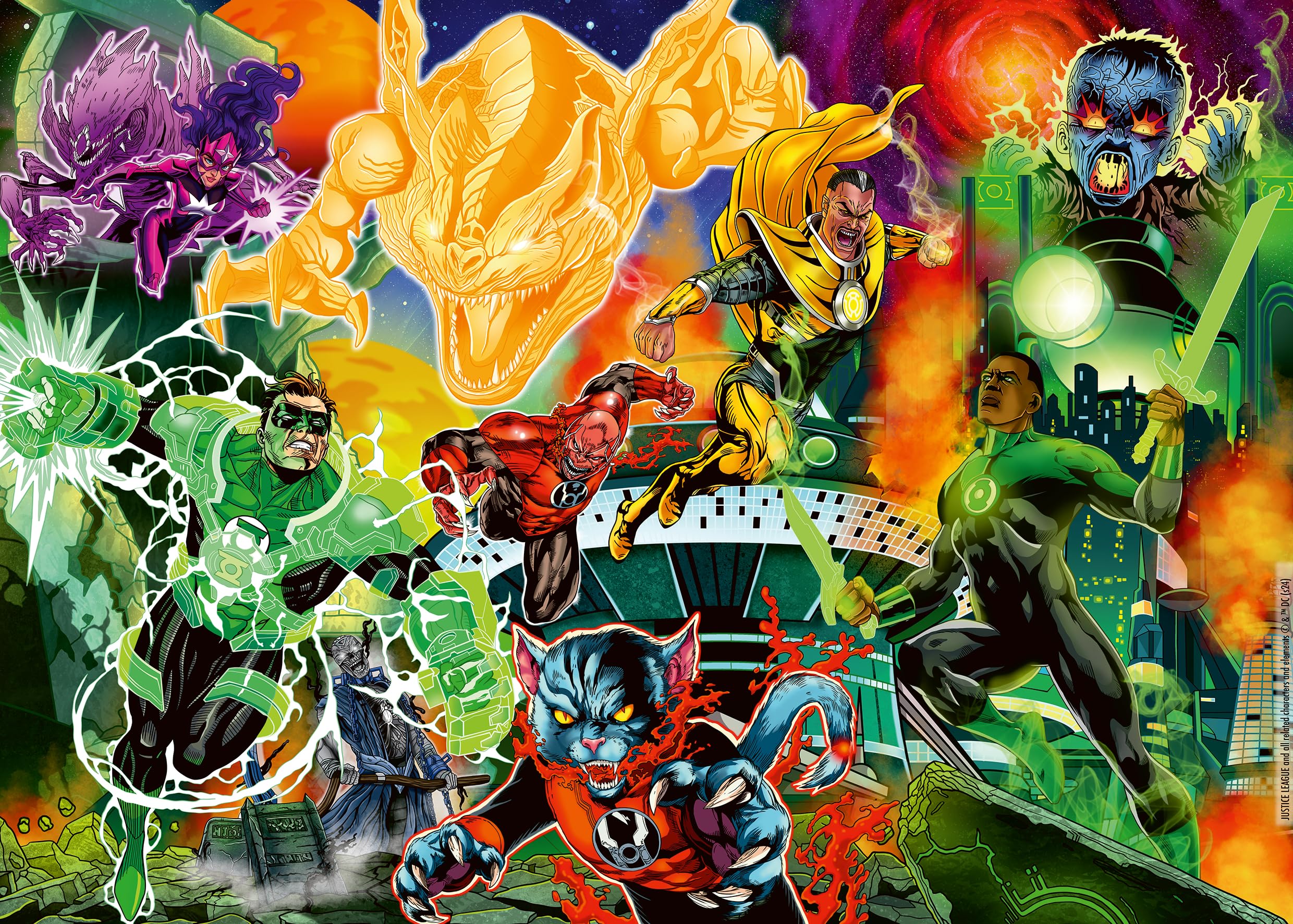 Ravensburger DC Collector's Edition Green Lantern 1000 Piece Jigsaw Puzzle for Adults and Kids Age 12 Years Up