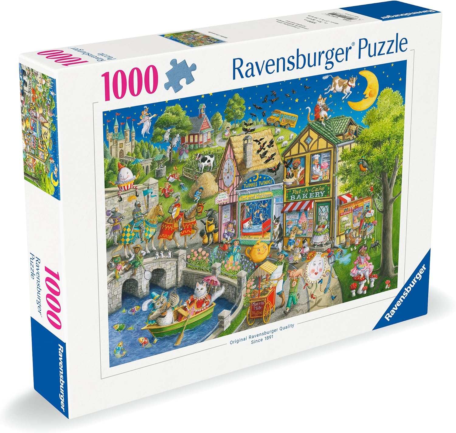 Ravensburger Mother Gooseville 1000 Piece Jigsaw Puzzle for Adults and Kids Age 12 Years Up