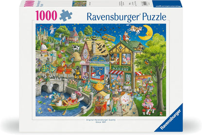 Ravensburger Mother Gooseville 1000 Piece Jigsaw Puzzle for Adults and Kids Age 12 Years Up