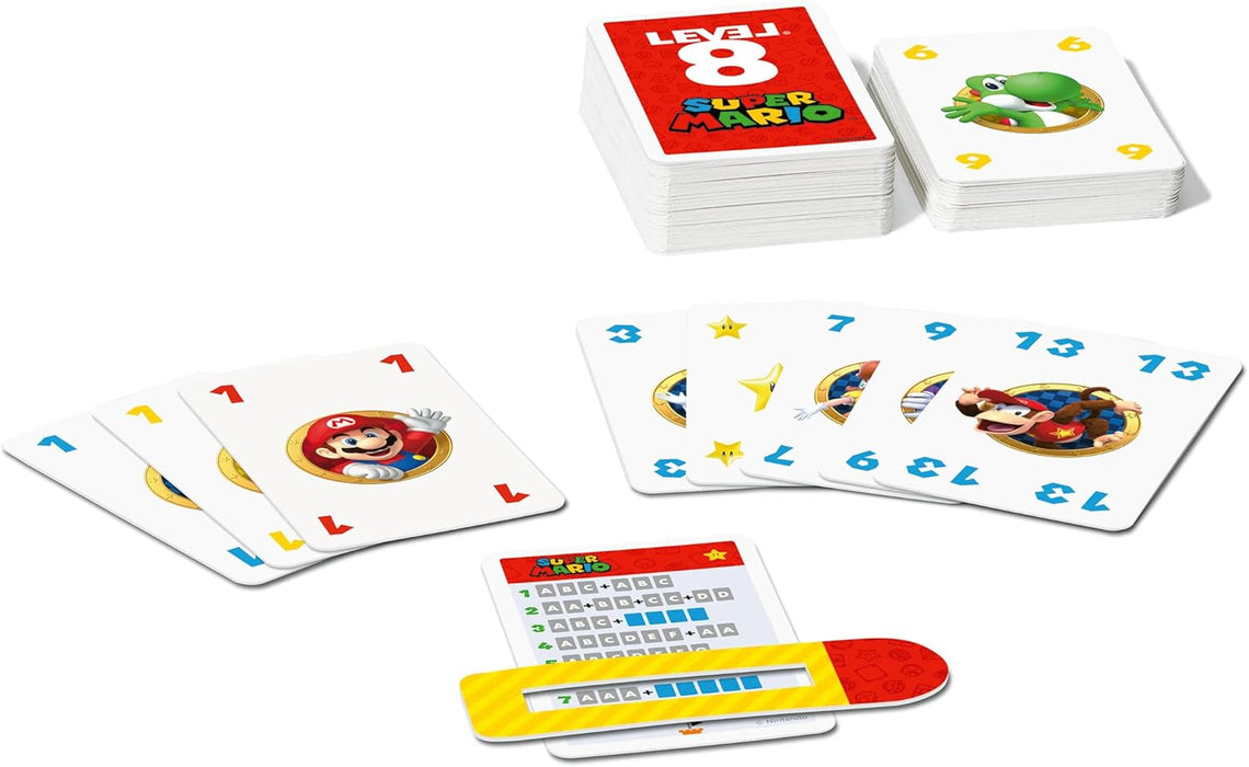 Ravensburger Super Mario Gifts and Toys - Level 8 Card Game for Kids and Adults Age 8 Years Up