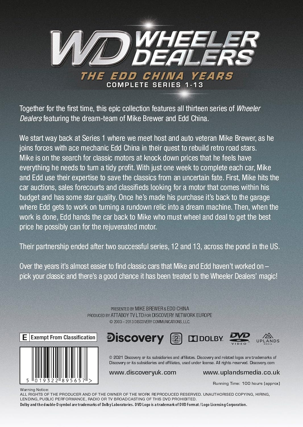 Wheeler Dealers Complete Series 1-13 - The Edd China Years