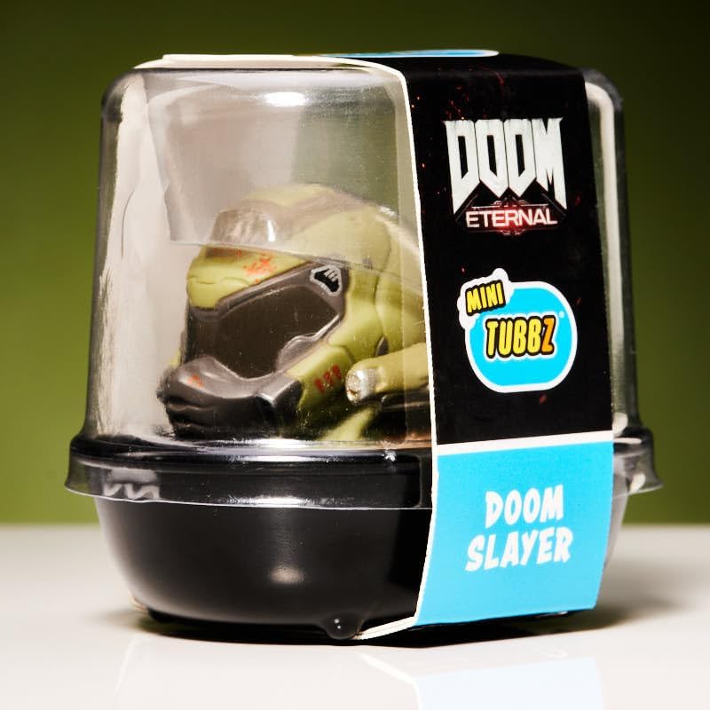TUBBZ Mini Doom Slayer Collectible Vinyl Rubber Duck Figuur - Officiële Doom Merchandise - Actie-pc en videogames
