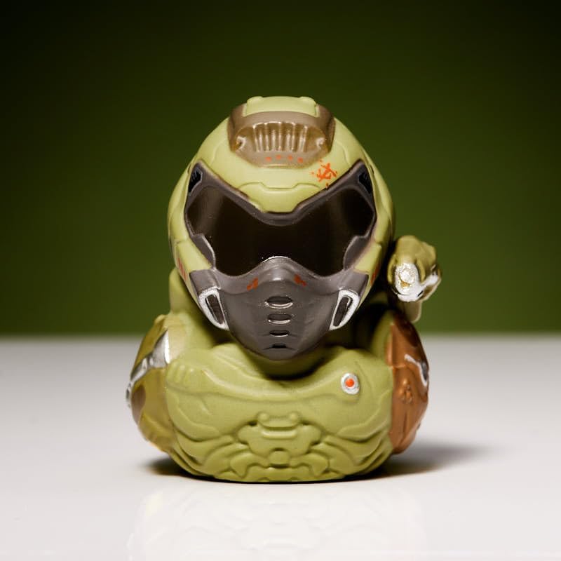 TUBBZ Mini Doom Slayer Collectible Vinyl Rubber Duck Figuur - Officiële Doom Merchandise - Actie-pc en videogames