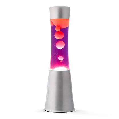 Itotal - Lava Lamp - Purple And Yellow - 30 Cm