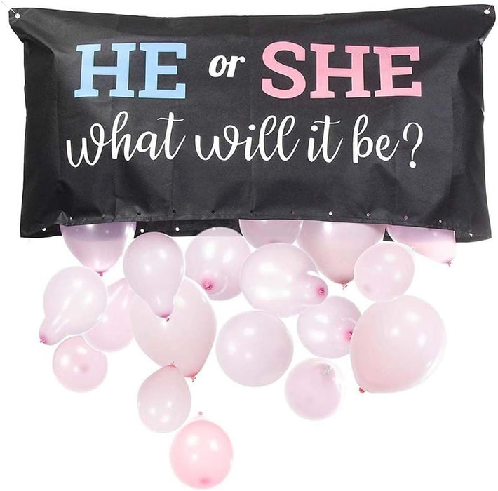 Gender Reveal Ballonnen Tas - Gender Reveal Balloon Bag Kit