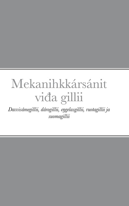 Mekanihkkársánit viđa gillii