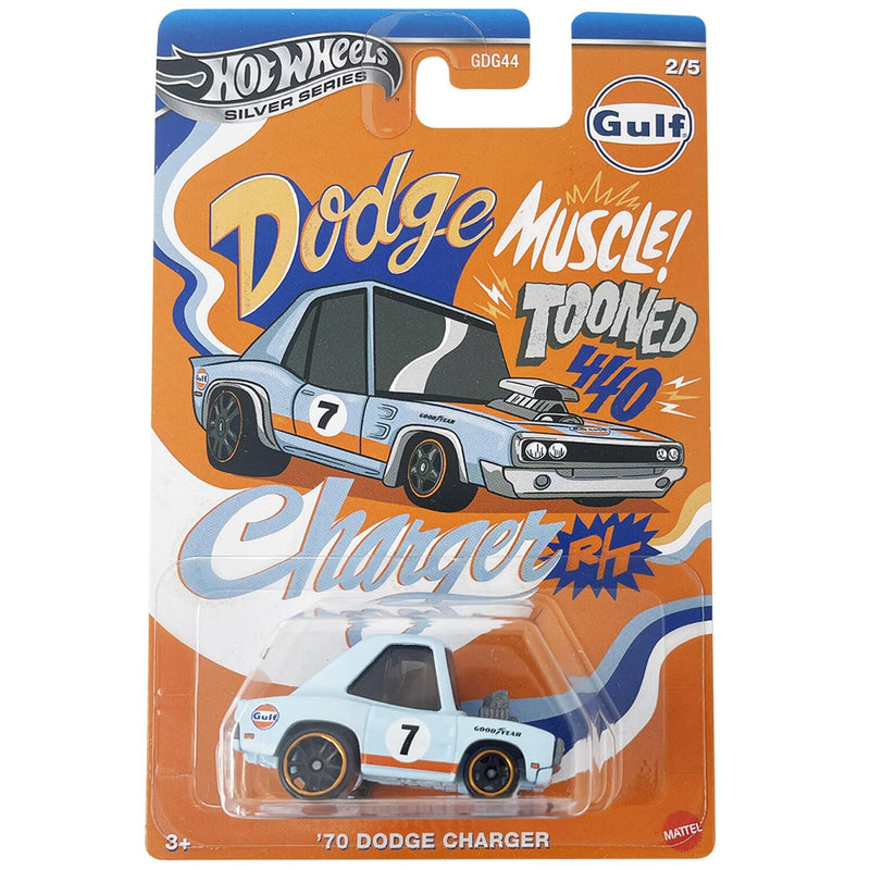 Hot Wheels Silver Series - Gulf 70 Dodge Charger/Toys