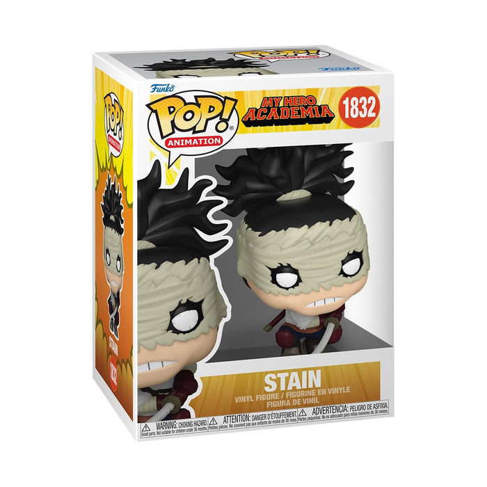 Funko POP! Animation: MHA - Stain - (Chizome Akaguro) - My Hero Academia - Collectable Vinyl Figure - Gift Idea - Official Merchandise - Toys for Kids & Adults - Anime Fans