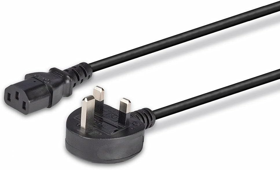 LINDY 7.5m UK Mains 3 Pin Plug to IEC C13 Power Cable