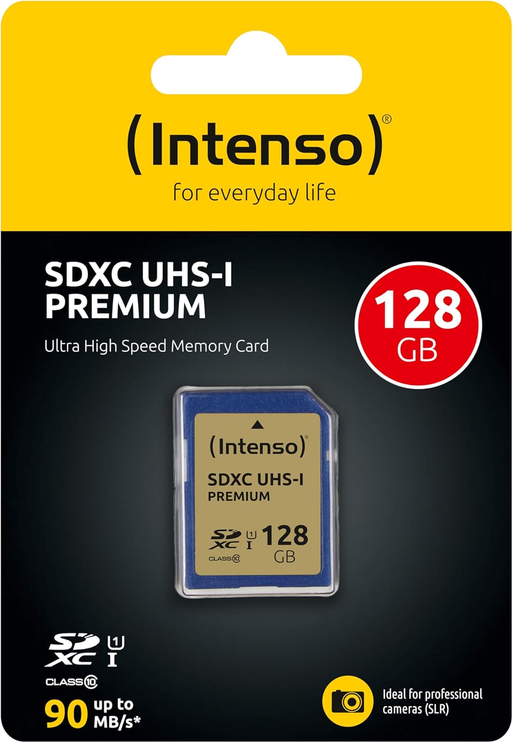 Intenso premium scheda di memoria sdxc da 128 gb, class 10 uhs-i.