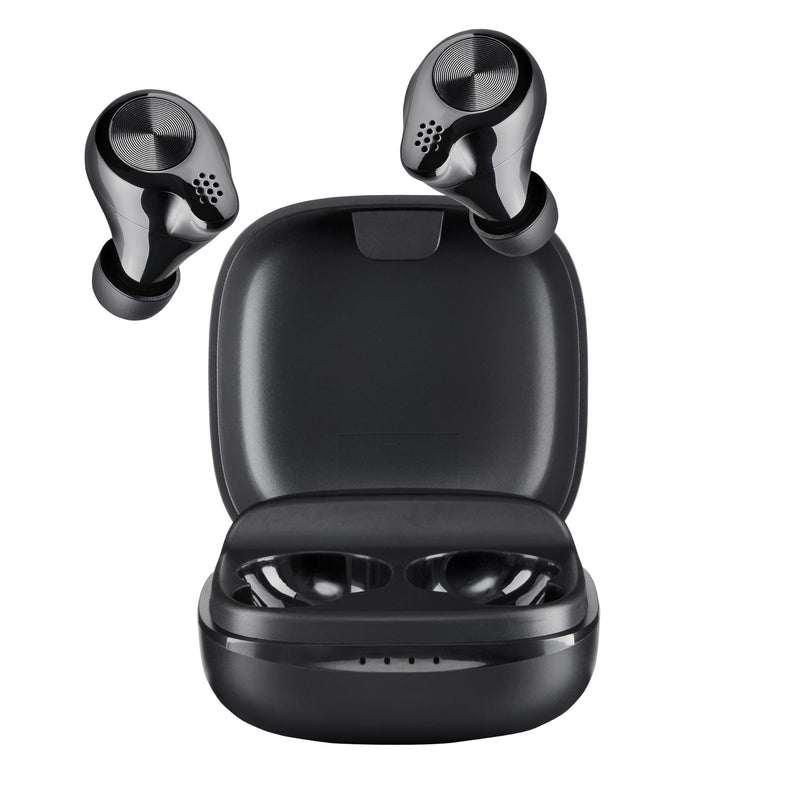 Intenso Buds Micro TWS True Wireless Headphones T200 with Gaming Mode and up to 25 Hours of Music Playback, Black