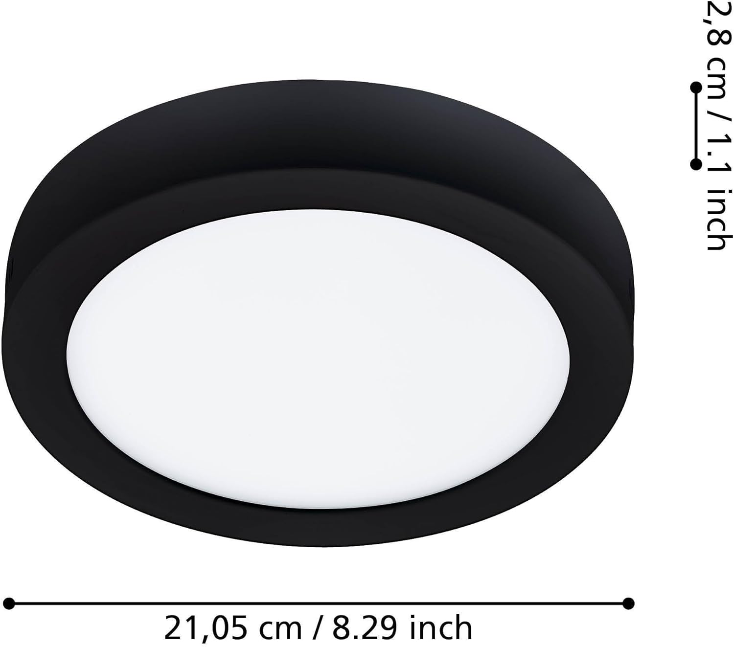 Eglo - Fueva-Z Ceiling Lamp Black +21 - Tw - Zigbee, Bluetooth