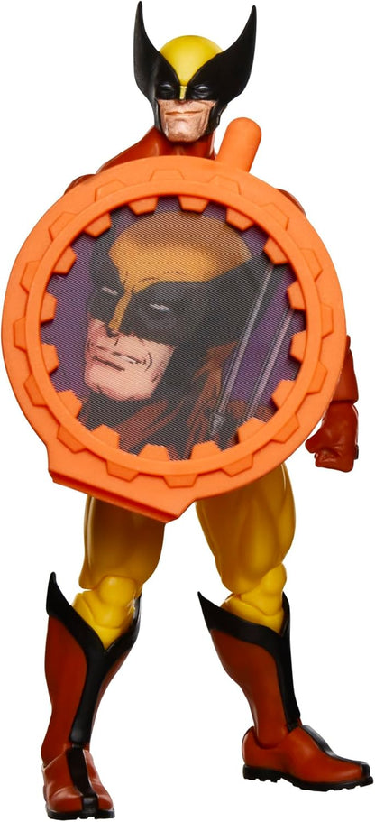 Marvel Legends Series Wolverine, X-Men Retro Marvel Comics Secret Wars Collectible 6 Inch Action Figure, Yellow and Blue