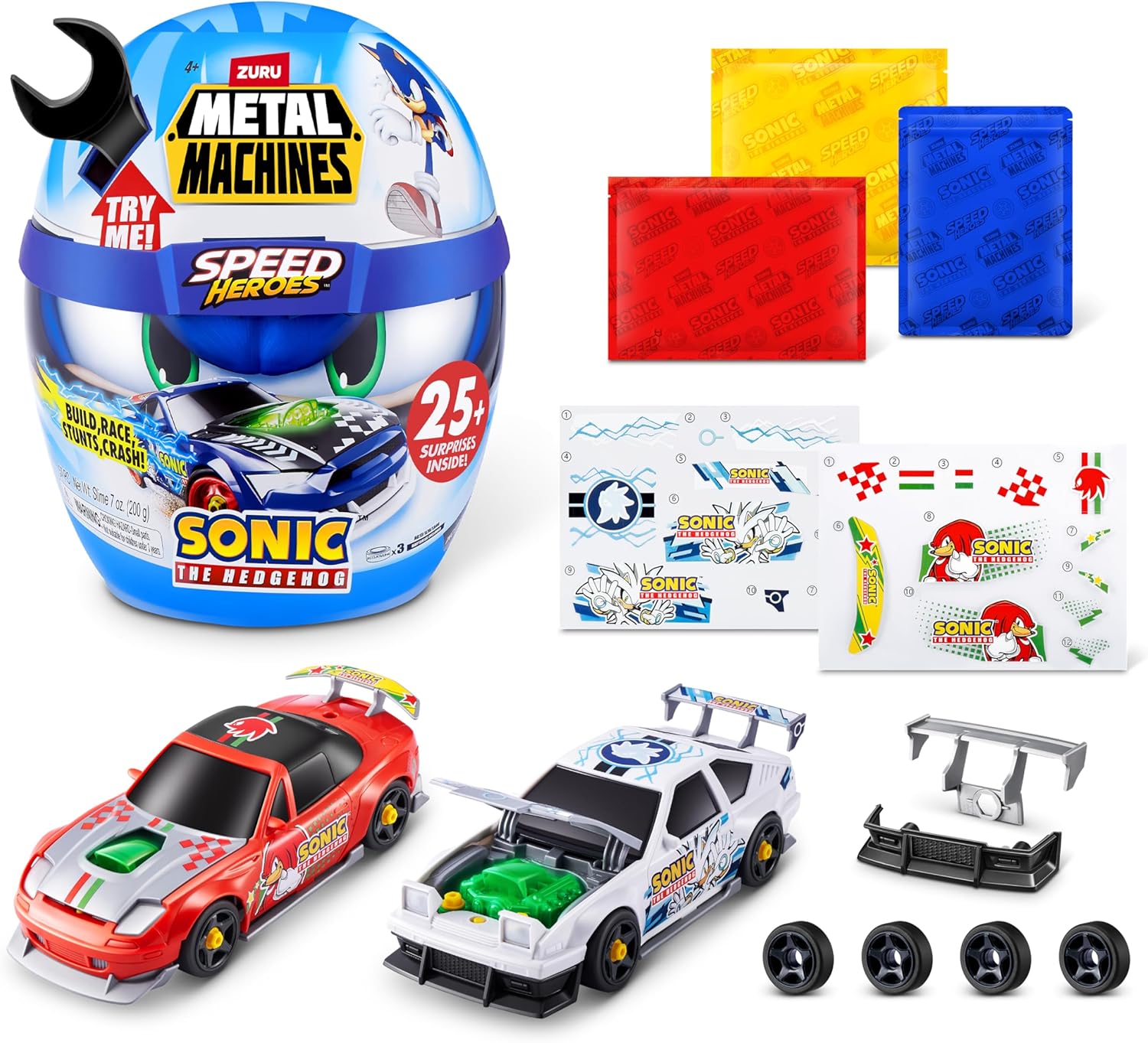 Metal Machines Speed Heroes Sonic S1 Playset