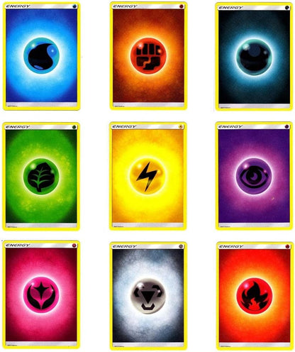 Nintendo 50 Pokemon Energy Cards Random Lot of Cards by