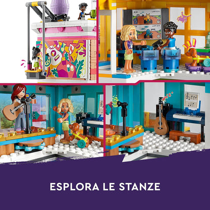 LEGO 41748 Friends Heartlake City Community Centre Modular Building Set, Toy Birthday Gift Idea for Kids, Girls, Boys with Art and Recording Studios, Gaming Room plus Pickle the Dog and More