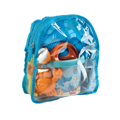 Androni - Rugzak met Strandset Zeedieren 6dlg.