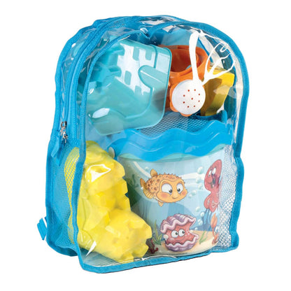 Androni - Rugzak met Strandset Zeedieren 7dlg.