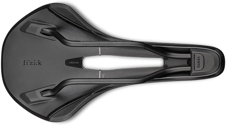 Fizik Vento Antares R5 Road Bike Saddle, Carbon Reinforced Shell with Alloy Rails, 140mm Width, Black