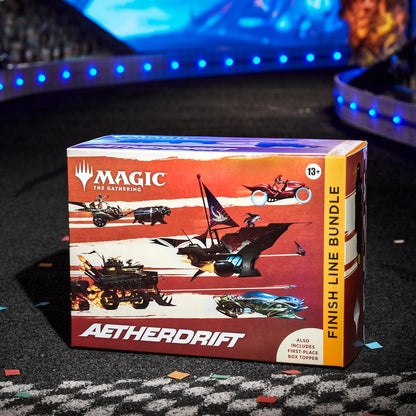 Finish Line Bundle de Aetherdrift, de Magic: The Gathering (Versión en Inglés