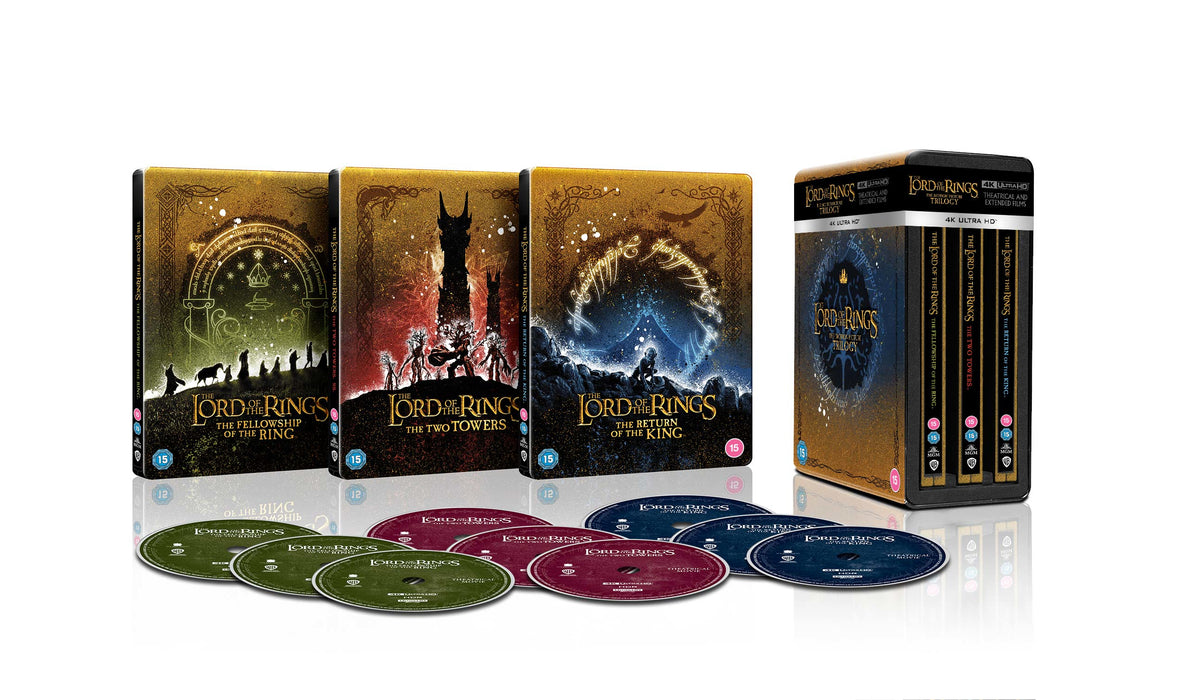 The Lord of the Rings Trilogy: Extended Editions 4K UHD Steelbook