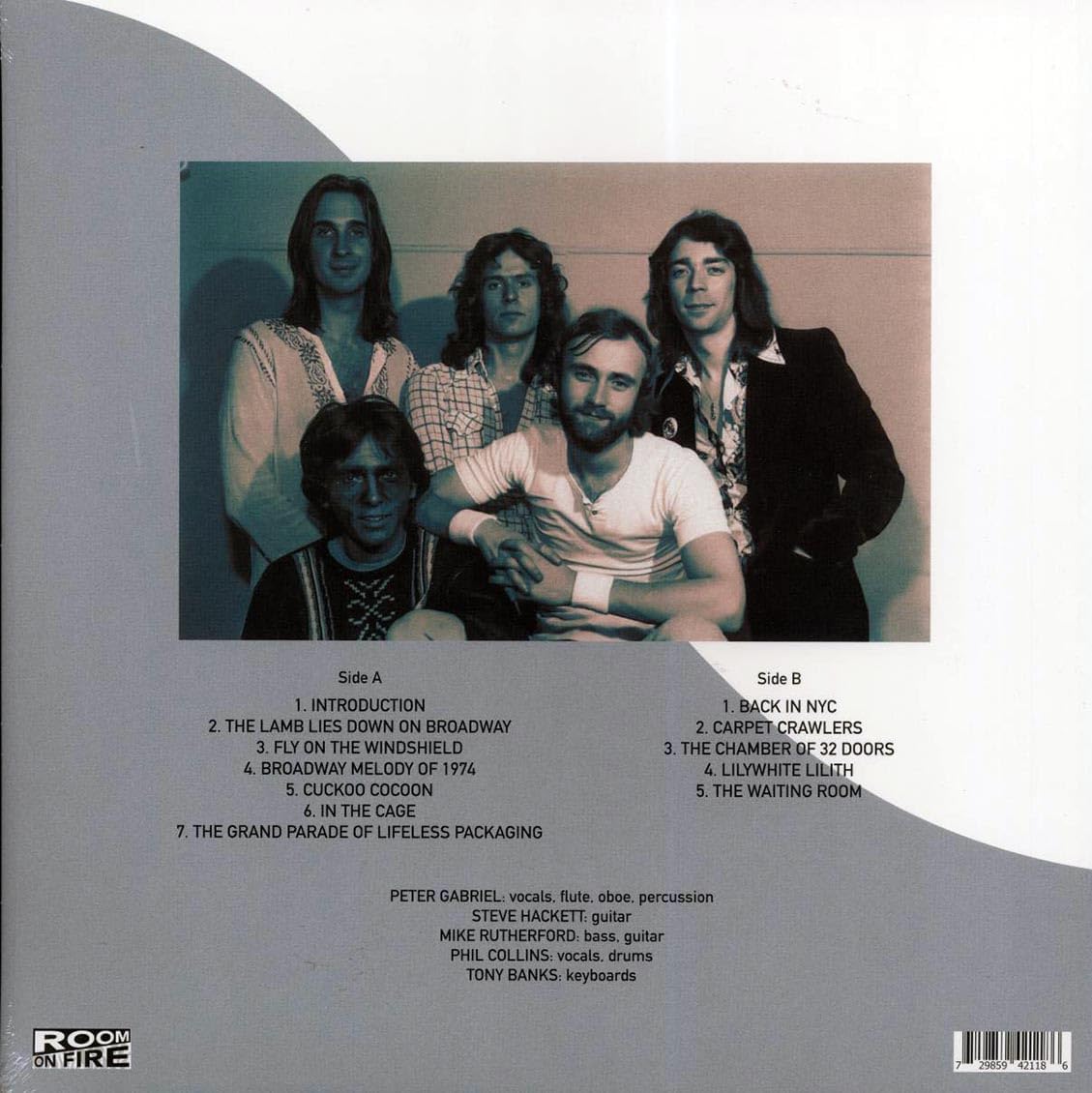 Genesis - The Shrine Auditorium, Los Angeles 24 January 1975: King Biscuit Flower Hour (grey vinyl) - Vinyl LP