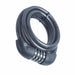 Yale Cavo di sicurezza con combinazione Serie Essential YCC0/10/180/2 lunghezza cavo 1800mm, Acciaio Intrecciato, Codice a 4 cifre, Testato con spray salino per 96 ore, Supporto per bici