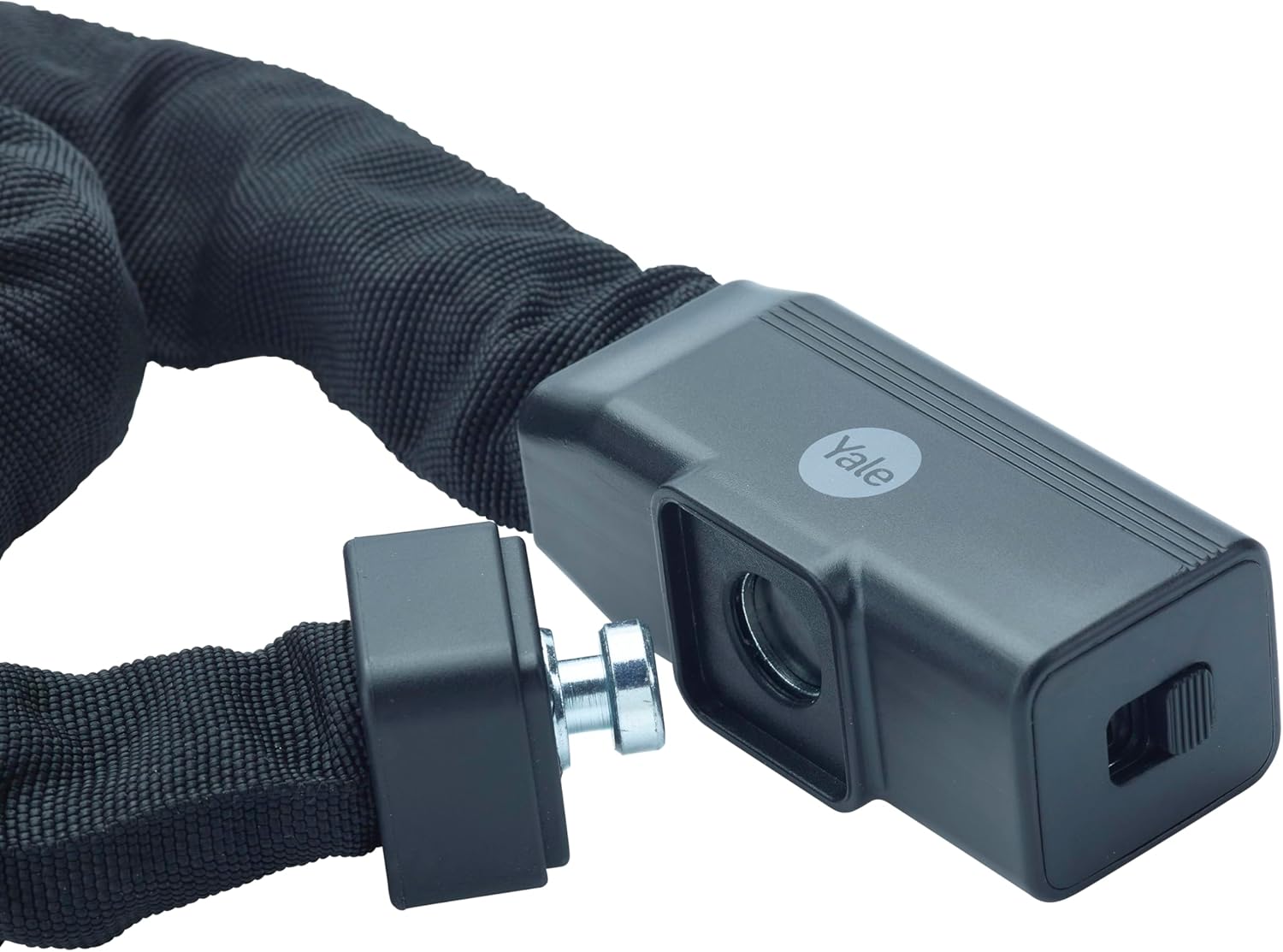 Yale Catena di sicurezza con chiave Serie Essential YCHK0/8/90/2 lunghezza 900mm, Lega di Zinco, Incluse 2 Chiavi, Testato con spray salino per 96 Ore, diverse opzioni di chiusura