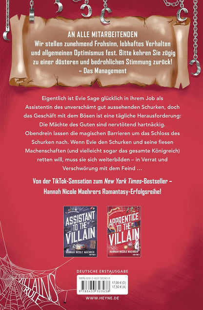 Apprentice to the Villain: Mit farbig gestaltetem Buchschnitt – nur in limitierter Erstauflage der gedruckten Ausgabe. Roman (Assistant to the Villain-Reihe, Band 2