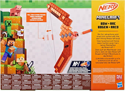 Nerf Minecraft Bogen Dart-Blaster, 8 Nerf N1 Darts