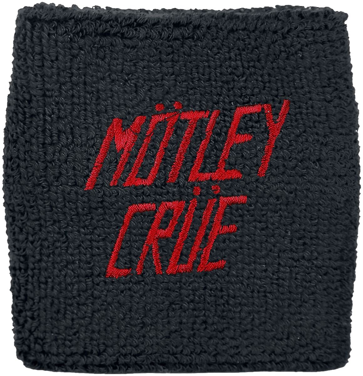 Mötley Crüe Logo - Wristband Unisex Sweatband Black, 80% Baumwolle, 12% Elasthan, 8% Polyester