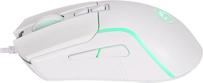 Marvo Scorpion M292 WH CAPO wired Gaming Mouse 7 colors lighting 8000 DPI - White