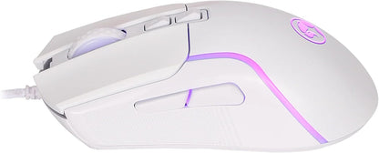 Marvo Scorpion M292 WH CAPO wired Gaming Mouse 7 colors lighting 8000 DPI - White